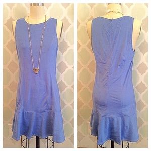 Faux Suede Shift Dress